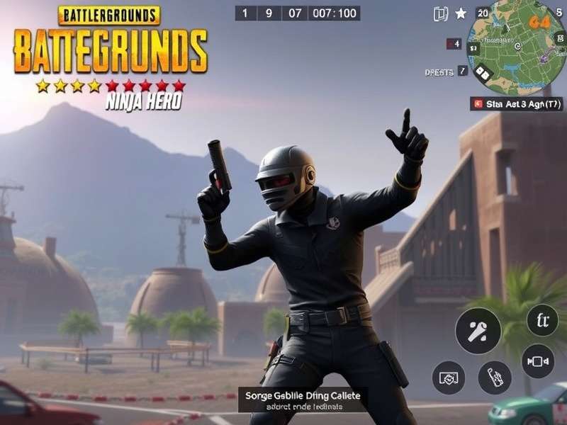 PUBG Avenger Ninja Hero gameplay screenshot